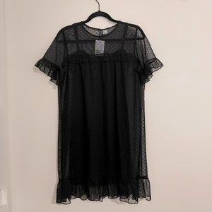 H&M/Divided - Mesh overlay dress